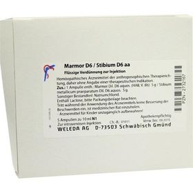 MARMOR D 6 STIBIUM D 6 AA, 5X10 ML – PZN 2732167 из Германии