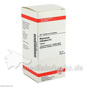 MAGNESIUM CHLORAT D 6, 200 ST – PZN 2926782 из Германии