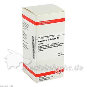MANGANUM SULF D 6, 200 ST – PZN 4226586 из Германии