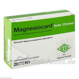 Magnesiocard forte 10 mmol, 20 ST – PZN 4636249 из Германии