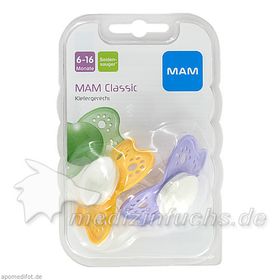 MAM Classic Silikon 6-16 Monate, 2 ST  – PZN 5463213 из Германии