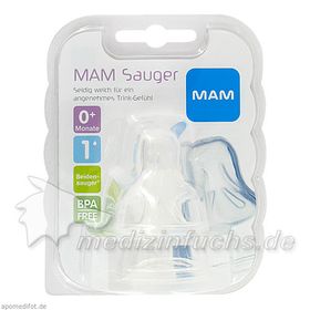 MAM Sauger Gr. 1 0+ Monate Silikon, 2 ST – PZN 5463265 из Германии