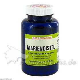 Mariendistel 500mg GPH Kapseln, 90 ST – PZN 5530292 из Германии
