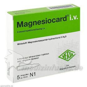 MAGNESIOCARD IV, 5X10 ML – PZN 6158848 из Германии