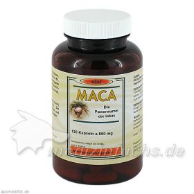 Maca Kapseln 850mg Macawurzelpulver aus Ökoanbau, 120 ST – PZN 6465993 из Германии