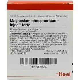 MAGNESIUM PHOS INJ FORTE, 10 ST – PZN 648907 из Германии