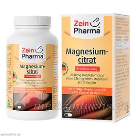 Magnesium Citrat, 120 ST – PZN 6918029 из Германии