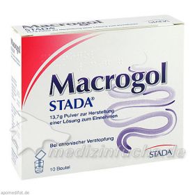 Macrogol STADA 13.7g Pul.z.Herst.e.Lsg.z.Einnehmen, 10 ST – PZN 9427906 из Германии