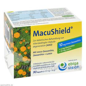 MACUSHIELD Kapseln, 90 ST – PZN 9639169 из Германии