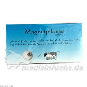 Magnetpflaster je 600 Gauss+Anleitung, 10 ST – PZN 9686921 из Германии