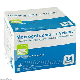 Macrogol comp 1A Pharma, 50 ST  – PZN 9714646 из Германии