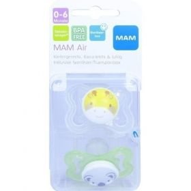 MAM Air Silikon 0-6 Monate, 2 ST  – PZN 9760089 из Германии