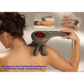 Massagegerät mit 4 flexiblen Finger Shiatsu+Rotli., 1 ST – PZN 9901785 из Германии