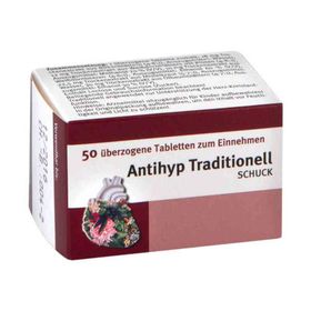 Antihyp Traditionell Schuck überzogene Tab. (50 stk) – PZN 149133 из Германии