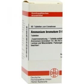 Ammonium Bromatum D 6 Tabletten (80 stk) – PZN 2127153 из Германии