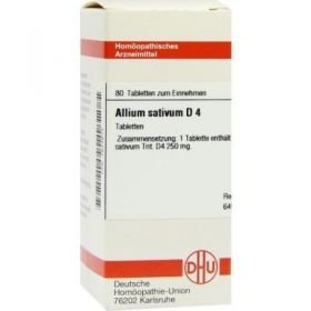 Allium Sativum D 4 Tabletten (80 stk) – PZN 2624673 из Германии