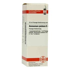 Ammonium Jodatum D 4 Dilution (20 ml) – PZN 2806285 из Германии