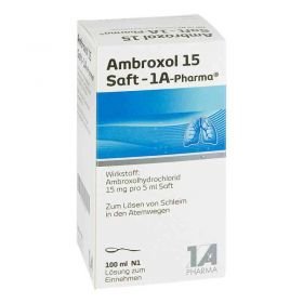 Ambroxol 15 Saft-1A Pharma (100 ml) – PZN 3201319 из Германии