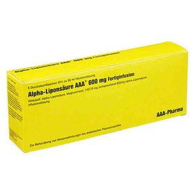 Alpha Liponsäure Aaa 600 mg Injektionsflaschen (5X50 ml) – PZN 4080585 из Германии
