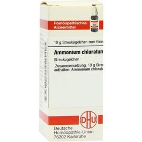 Ammonium Chloratum D 30 Globuli (10 g) – PZN 4992056 из Германии