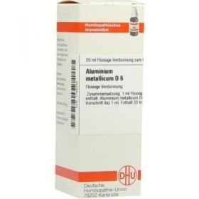 Aluminium Met. D 6 Dilution (20 ml) – PZN 7158365 из Германии