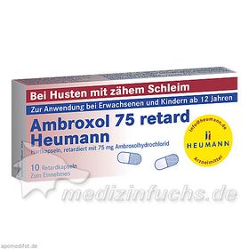Ambroxol 75 retard Heumann, 10 ST – PZN 10061592 из Германии