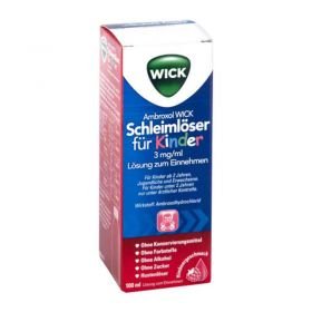 Ambroxol WICK Schleimlöser für Kinder 3mg/ml Lsg.z.Einn. (100 ml) – PZN 10299744 из Германии