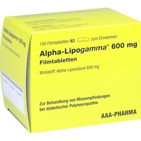 ALPHA LIPOGAMMA 600 mg Filmtabletten, 100 ST – PZN 11013477 из Германии