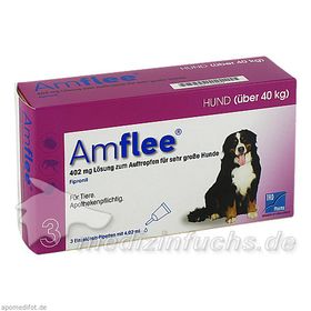 AMFLEE 402 mg Spot-on Lsg.f.sehr gr.Hunde 40-60kg, 3 ST – PZN 11099869 из Германии