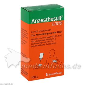 ANAESTHESULF Lotio, 100 G – PZN 123441 из Германии
