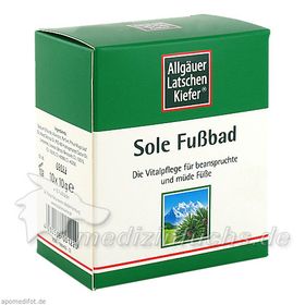 Allgäuer LK Sole Fußbad, 10X10 G – PZN 1986492 из Германии