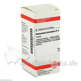 AMMONIUM BROMAT D 4, 80 ST – PZN 2127147 из Германии