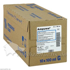 AMPUWA GLASFL, 10X100 ML – PZN 2159615 из Германии
