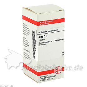 ALOE D 6, 80 ST – PZN 2624756 из Германии