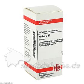 AMBRA D30, 80 ST – PZN 2624940 из Германии