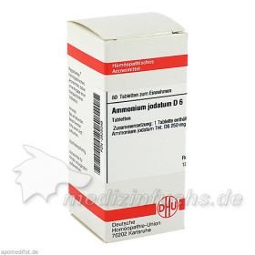 AMMONIUM JODAT D 6, 80 ST – PZN 2625046 из Германии