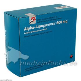 Alpha-Lipogamma 600 Infusionslösungskonzentrat, 10X24 ML – PZN 2757339 из Германии