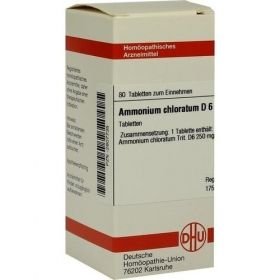 AMMONIUM CHLORAT D 6, 80 ST – PZN 2807735 из Германии
