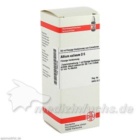 ALLIUM SATIVUM D 6, 50 ML – PZN 2892706 из Германии