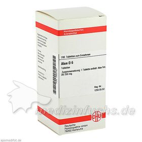 ALOE D 6, 200 ST – PZN 2892787 из Германии