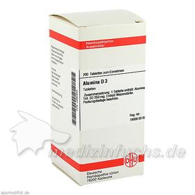 ALUMINA D 3, 200 ST – PZN 2892830 из Германии