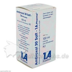 Ambroxol 30 Saft-1A Pharma, 100 ML – PZN 3201331 из Германии