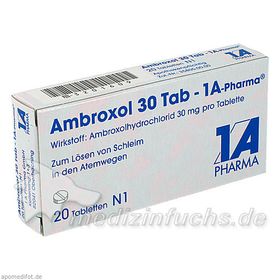 Ambroxol 30 Tab-1A Pharma, 20 ST – PZN 3201609 из Германии