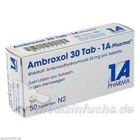 Ambroxol 30 Tab-1A Pharma, 50 ST – PZN 3201880 из Германии