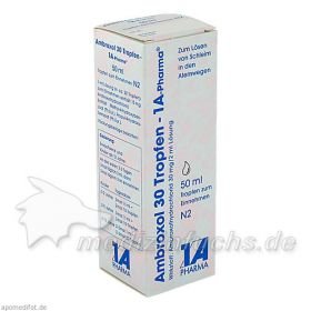 Ambroxol 30 Tropfen-1A Pharma, 50 ML – PZN 3202000 из Германии