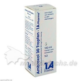 Ambroxol 30 Tropfen-1A Pharma, 100 ML – PZN 3202135 из Германии