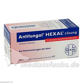 ANTIFUNGOL HEXAL Lösung, 50 ML – PZN 3238044 из Германии