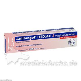ANTIFUNGOL HEXAL 3 Vag.Tbl., 3 ST – PZN 3248901 из Германии