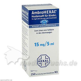 AmbroHEXAL Hustensaft für Kinder, 250 ML – PZN 3692398 из Германии