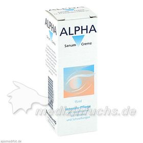 ALPHA SANUM AUGENCREME, 15 ML – PZN 3740111 из Германии